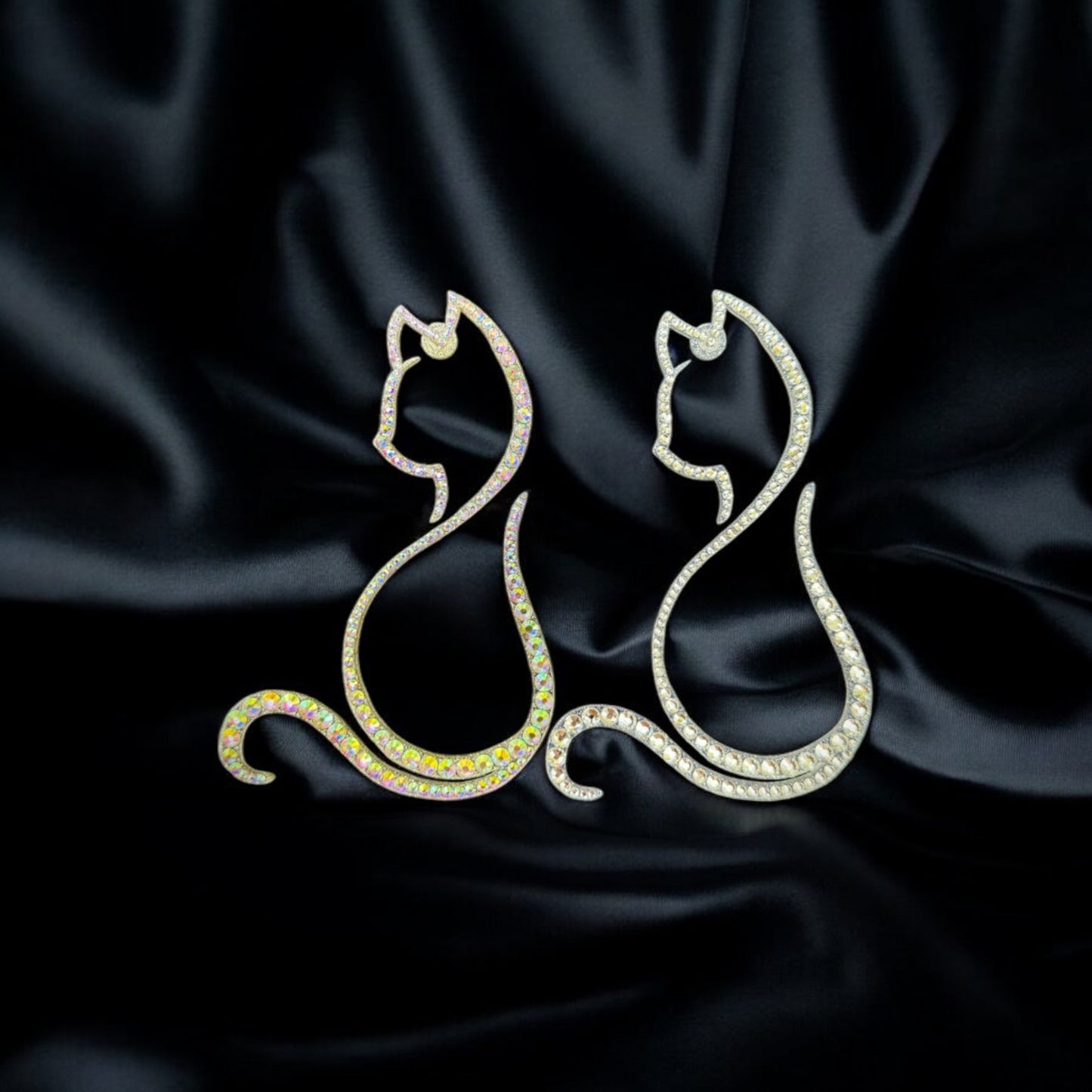 Kitties interior decor rhinestone magnets