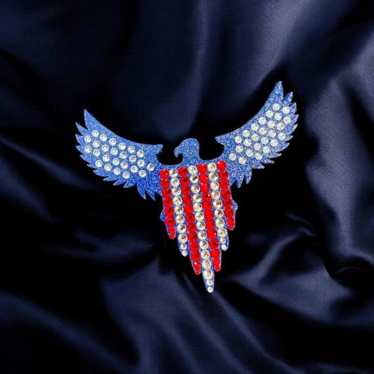 American Eagle Rhinestone Decor Magnet