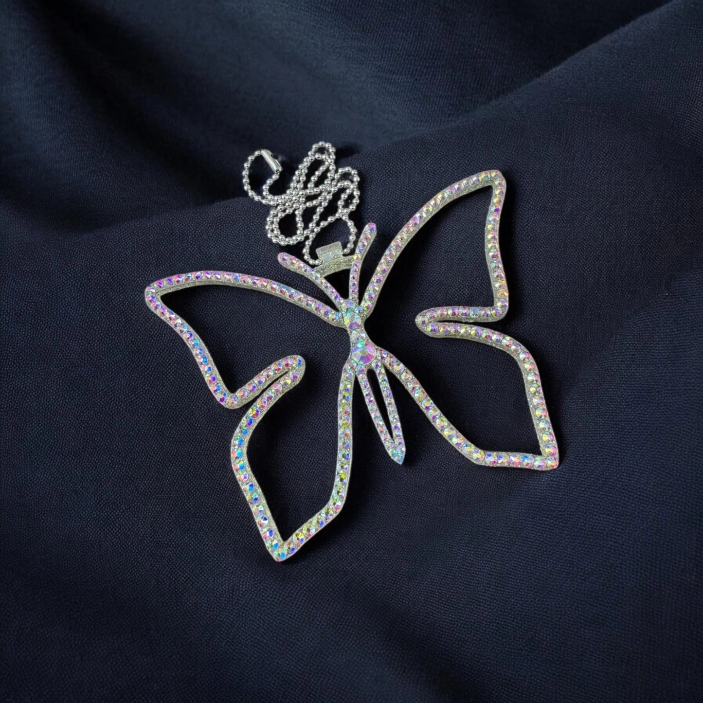 Butterfly Rhinestone Decor Pendant