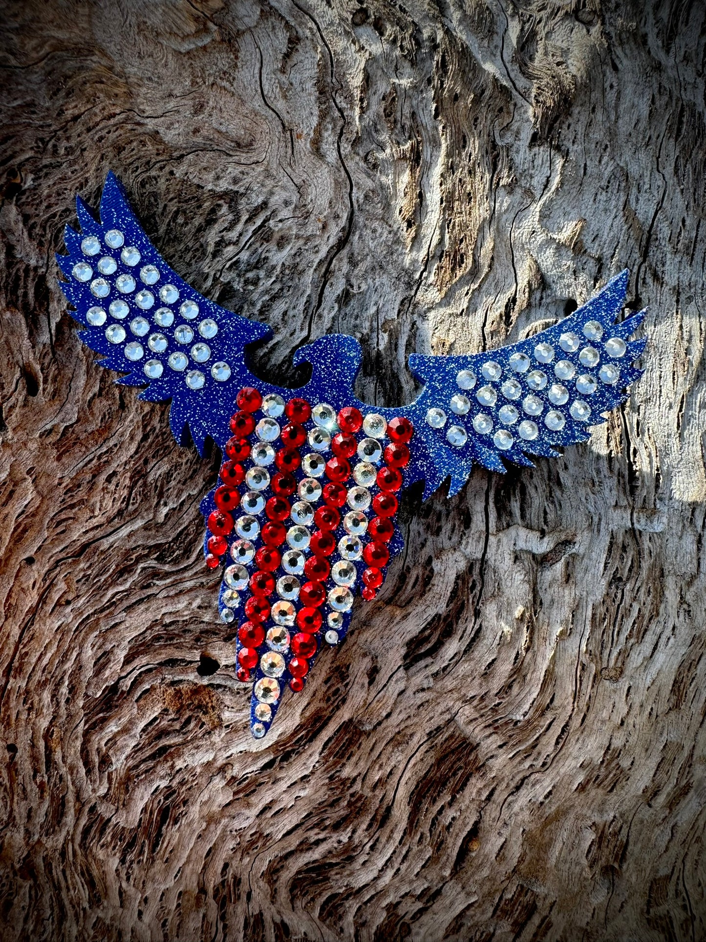 American Eagle Rhinestone Decor Magnet