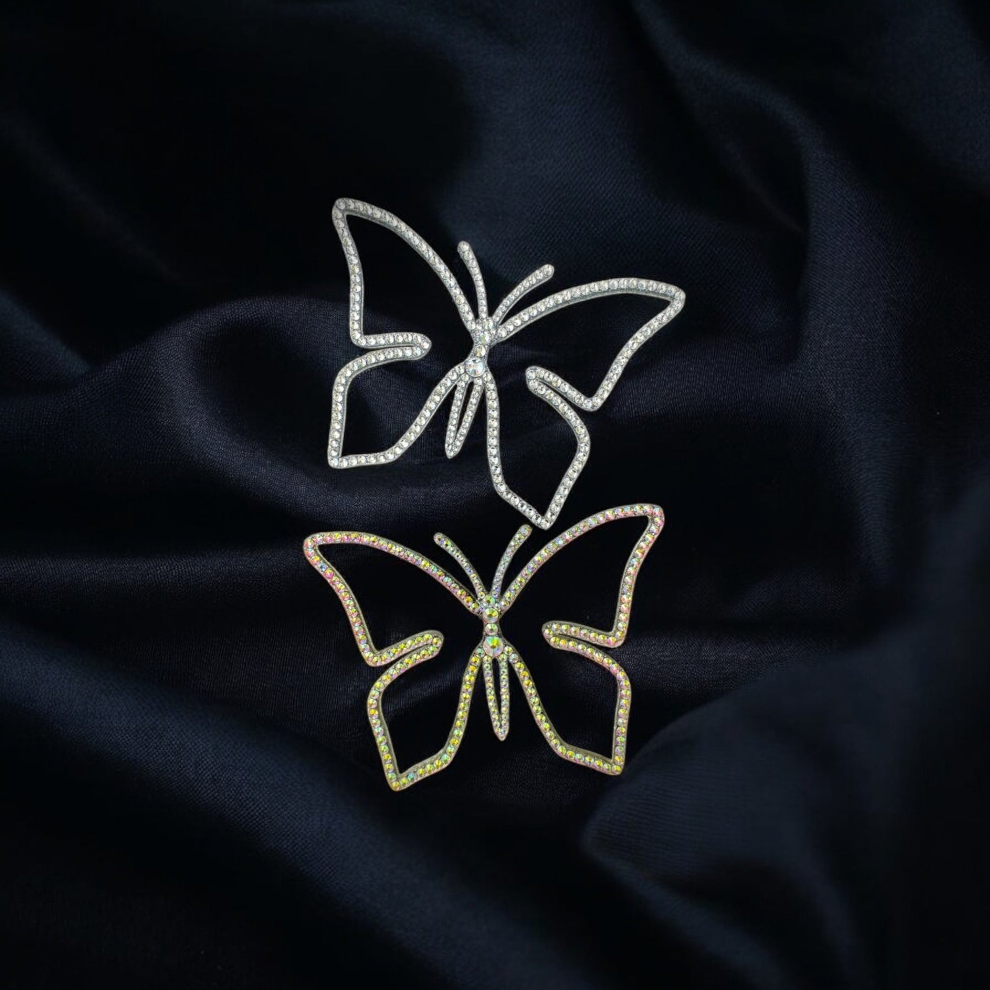 Butterflies interior decor rhinestone magnets