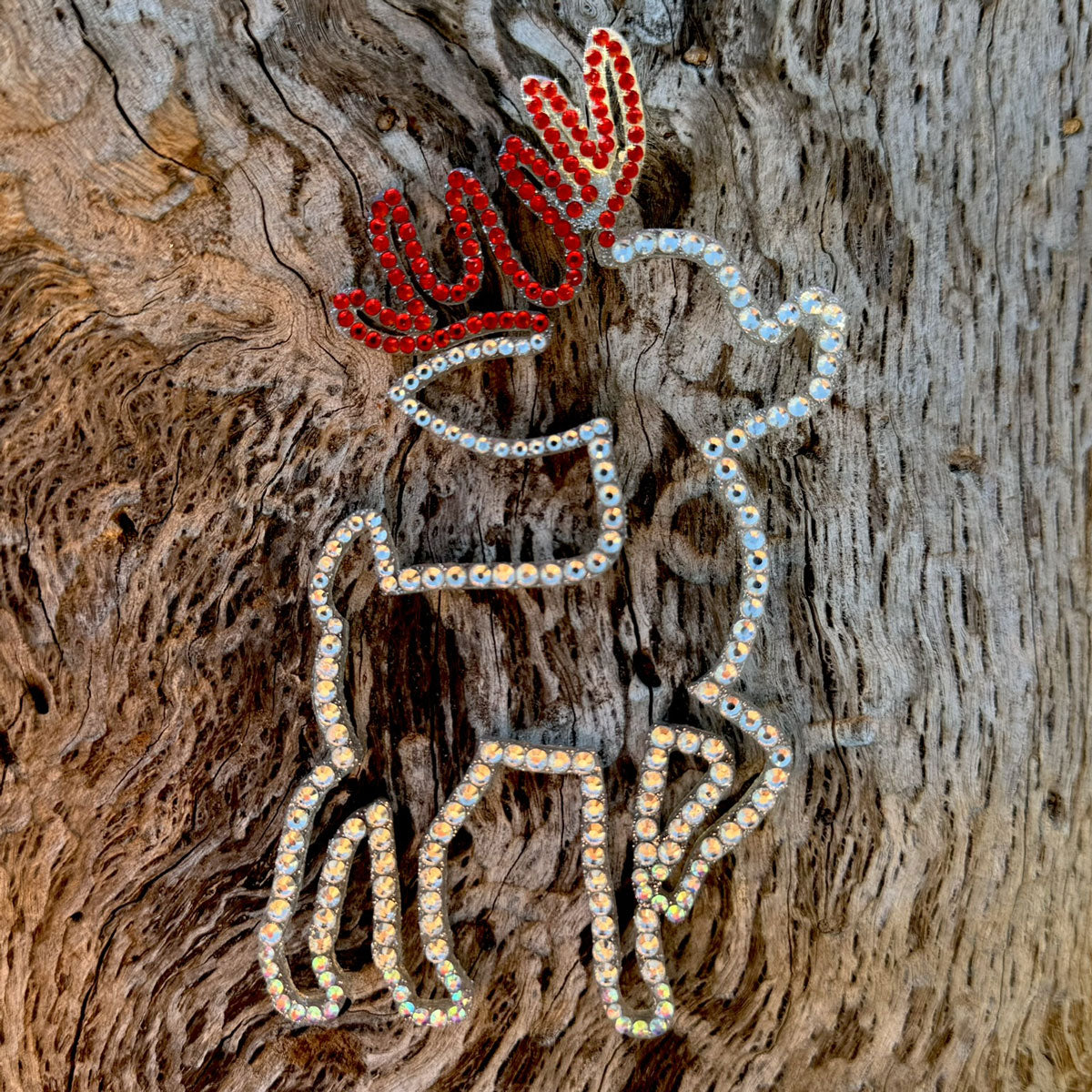 Christmas Little Deer Rhinestone Decor Magnet